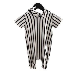 Macy Kate Boutique Toddler 2T Romper Lot 7pc Hooded Stripe Panda Lightning